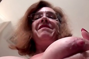 American gilf Melody Garner teases us with her unshaven cunt