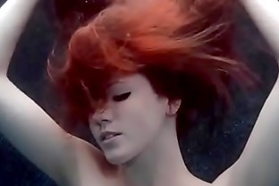 Elle Alexandra is Elle'Agant Red Underwater 11 min