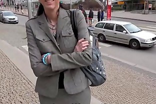 Czech MILF Secretary Picked up and Fucked