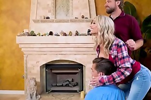 Uncontrollable sexbeast stepmom and stepson fuck anal
