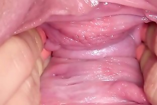 Hot czech chick opens up her tight vagina to the special