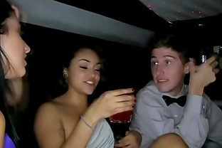 Limo driver popping Katies virgin cherry with his big cock