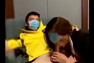 Chinese Cam Girl Fucks Delivery Man